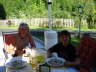 Juli 2006 - auf der Terrasse des Reslwirts
