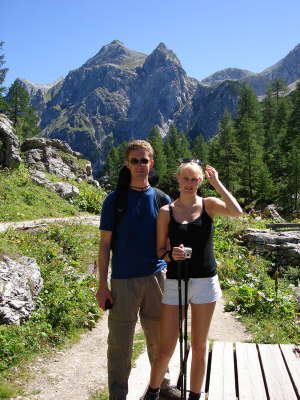 Juli 2007 - Tini und Ramsay am Tappenkarsee