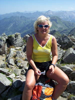 Juli 2007 - am Gipfel der Seekarspitze in Obertauern 2360 m