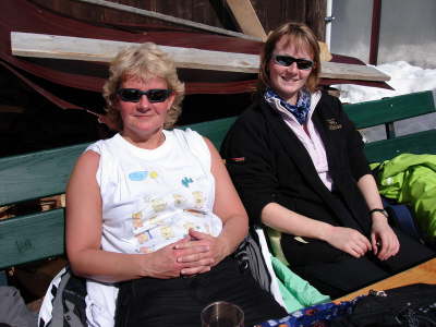 Mrz 2007 - auf der Kettingalm - Schmittenhhe mit Martje