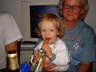 September 2007 - Sarah Sophie - die Tochter meiner Cousine Maike mit ihrem ersten Bier
